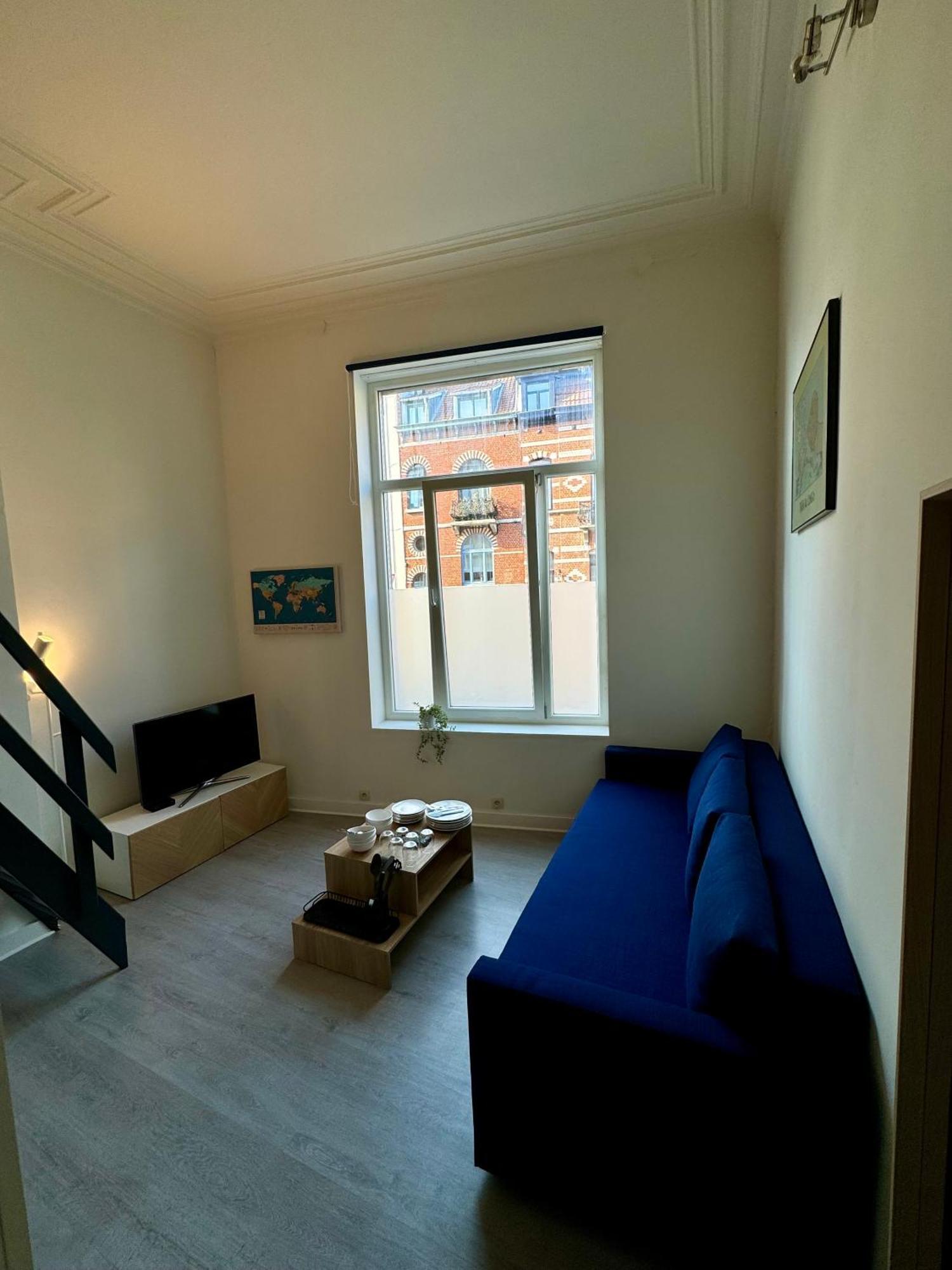 Studio Avec Chambre En Mezzanine Brussel Eksteriør bilde